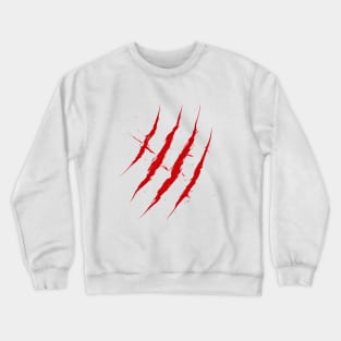 Tiger Claw Marks digital Art Crewneck Sweatshirt